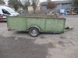 5'10'' X 12' UTILITY TRAILER, 36'' TALL SIE, WOOD DECK, SINGLE AXLE, 215/70R15 TIRES, 2'' BALL