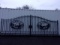 2020 GREATBEAR 20' BI-PARTING WROUGHT IRON GATE (UNUSED)