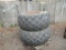 (2) GOODYEAR ALL WEATHER 26.5-25 TIRES ON STEEL WHEELS