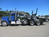 2005 PETERBILT 378 LOG TRUCK & & 2006 WHITLOG 3 AXLE LOG TRAILER