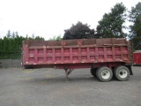 1989 BORCO 25' END DUMP TRAILER