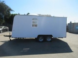 2001 SANTEK 8' X 18' ENCLOSED TRAILER