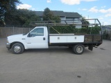 2004 FORD F350XL SUPER DUTY FLATBED UTILITY TRUCK