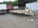 1990 TRAIL KING TK40HT 8'6'' x 32' HYDRAULIC BEAVER TAIL TRAILER