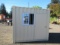2020 7' X 9' SHIPPING CONTAINER W/ SIDE MAN DOOR AND WINDOW