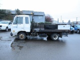 1993 UD 1200 12' FLATBED UTILITY TRUCK,