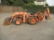 KUBOTA B7100 4X4 TRACTOR W/ FRONT LOADER & BACKHOE