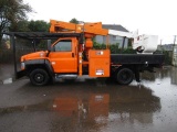 2006 GMC C5500 FLATBED UTILITY TRUCK W/ ALTEC AT37G MAN LIFT