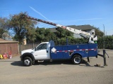 2007 FORD F-550 4X4 XL SUPER DUTY UTILITY SERVICE TRUCK W/ IMT 3820 CRANE