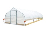 12' X 30' CLEAR FILM TUNNEL GREENHOUSE