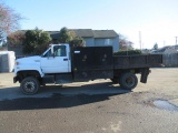 1996 GMC TOPKICK FLATBED UTILITY TRUCK