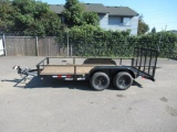 FABFORM FLR614-YKR 6' X 14' UTILITY TRAILER