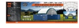 20' X 20' ROUND CONTAINER ROOF SHELTER (UNUSED IN CRATE)