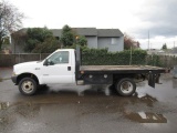2004 FORD F450 FLATBED TRUCK