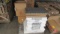PALLET W/ ASSORTED A/O FILTERS, WALL MOUNT TERMINATION KITS & COOK 80PR GRAVITY UNIT