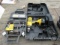 DEWALT PLANER BITS 1 3/8'' - 2 9/16'' & DEWALT ADJUSTABLE CLUTCH VSR DRILL W/ BATTERY, CHARGER, AND