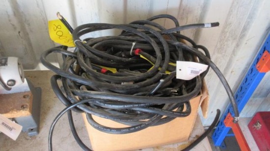 BOX OF ELECTRICAL CORD ENDS