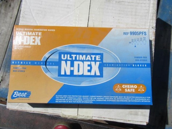 (40) BOXES OF NITRILE MEDICAL EXAMINATION GLOVES, SIZE SMALL, (20) BOXES PER CASE