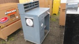 METAL WORK STATION & FILE CABINET