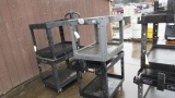 (2) RUBBERMAID SHOP CARTS