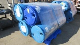 (8) 55 GALLON PLASTIC DRUMS