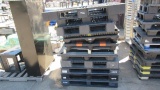 (12) ASSORTED PLASTIC PALLETS