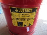 JUSTRITE 14 GALLON WASTECAN