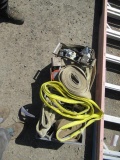 ASSORTED RATCHET STRAPS W/ SAFETY HARNESS