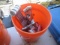 BUCKET W/ ASSORTED COMBINATION WRENCHES