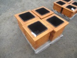 (4) 20'' X 20'' X 20'' SINGLE POT PLANTER BOXES