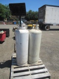 (2) LPG CYLINDERS & HEAT LAMP