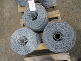 (3) ROLLS OF BARBED WIRE