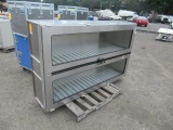 2-DOOR STAINLESS STEEL CABINET