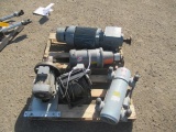 (4) ASSORTED ELECTRIC MOTORS & (1) WINCH