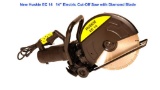 HUSKIE EC14 14'' ELECTRIC CUT OFF SAW W/ DIAMOND BLADE