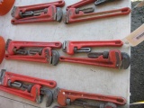 (2) 18'' & (2) RIDGID PIPE WRENCHES