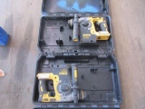 (2) DEWALT DCH273 20 VOLT CORDLESS ROTOHAMMERS IN CASE (NO BATTERIES)