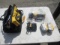 DEWALT 20V CORDLESS ANGLE GRINDER W/ (2) BATTERIES & CHARGER IN CASE