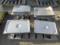 (4) STAINLESS STEEL CHAFING DISHES