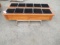 (2) 18'' x 6' x 1' PLANTER BOXES WITH (5) 1' X 1' PLASTIC PLANT BOXES