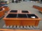 (1) 18'' X 4' X 1' PLANTER BOX WITH (3) 1' X 1' PLASTIC PLANT BOXES, & (2) 18'' X 18'' X 1' PLANTER