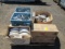 PALLET W/ ASSORTED PARTS, AMERICAN STANDARD 2'' TRAP WAYS & ASSORTED HARDWARE