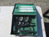 GREENLEE 7310 1/2'' THROUGH 4'' KNOCKOUT PUNCH DRIVER KIT IN CASE