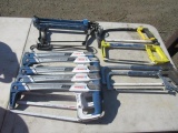 ASSORTED HAND SAWS & CAULK GUNS