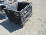 4' X 4' COLLAPSIBLE PLASTIC CRATE