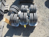 (6) INDUSTRIAL CASTERS