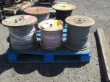 ASSORTED REELS OF WIRE & CABLE