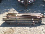 ASSORTED WIRE FENCE POSTS