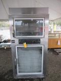 NUVU INDUSTRIAL OVEN MODEL SUB-123, W/PROOFER & OVER, 208 VOLTS, 3+N PHASE, 22 AMPS ON CASTERS, 77'