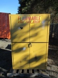 (2) SAFETY STORAGE CABINETS FOR FLAMABLE LIQUIDS